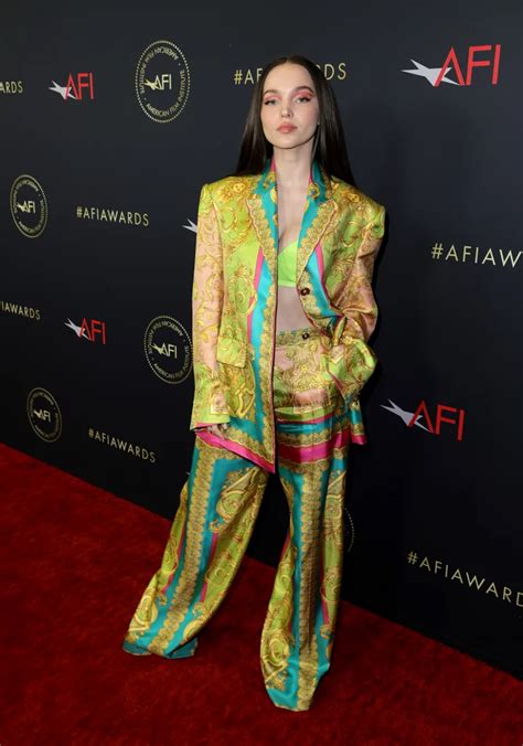 camerons versace suit is straight from the runway ...|Dove Cameron's Printed Versace Suit Is Straight .